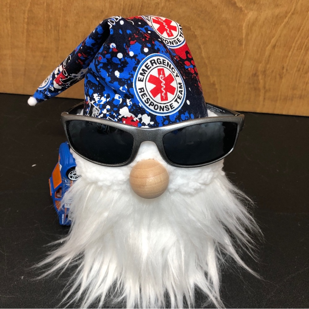 EMS Gnome Emergency Response Team Service Rescue Sunglasses Red White Blue Black